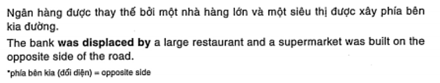 <p>A được thay thế bởi B</p>