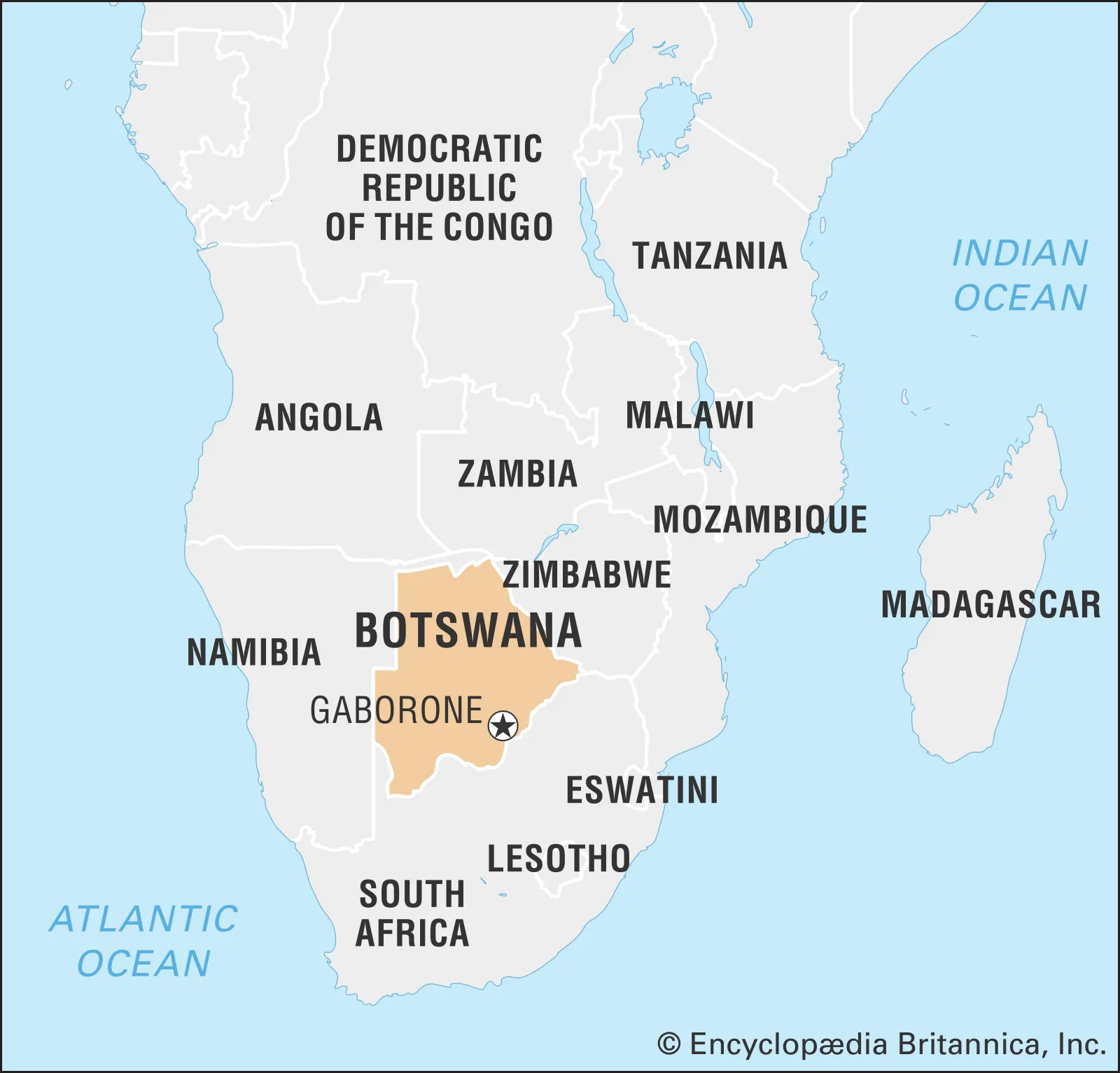 <p>Gaborone </p>
