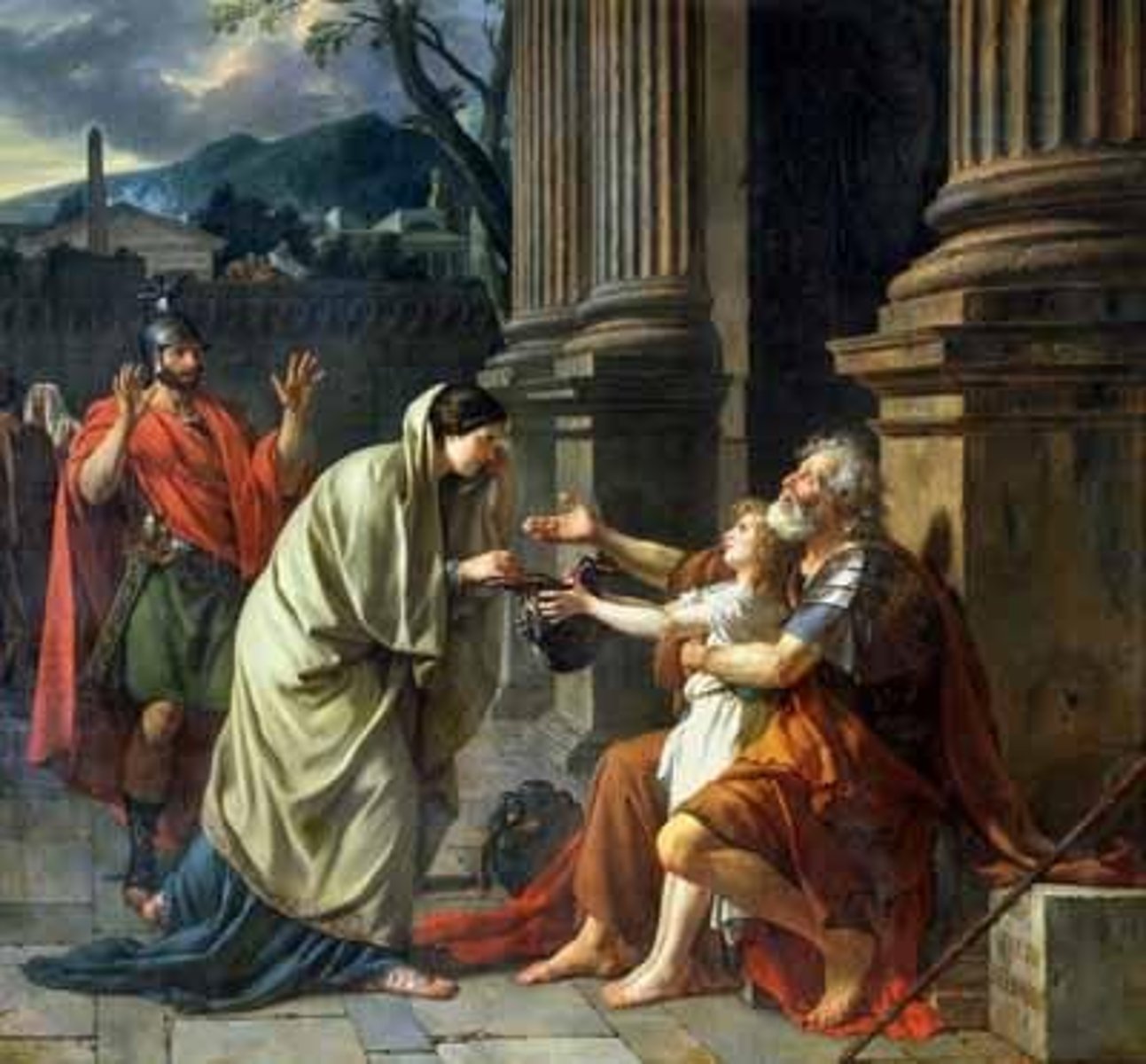 <p>Gave food to the poor</p>
