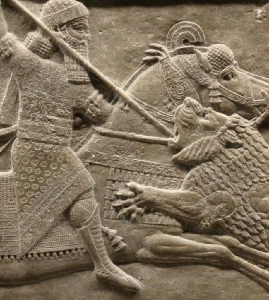 <p>king ashurbanipal paintings description? </p>
