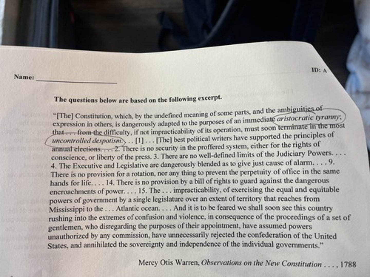 <p>the excerpt is best understood in the context of</p>