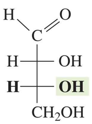 -OH group is on the right of last chiral carbon