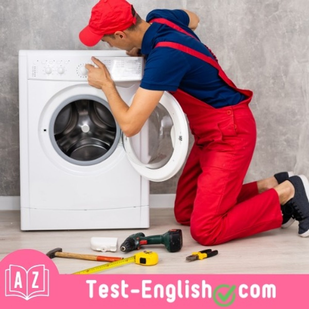 <p>The washing machine has _____ again! (2 words)</p>