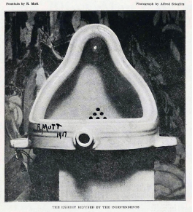 <p>Marcel Duchamp, <em>Fountain</em></p>