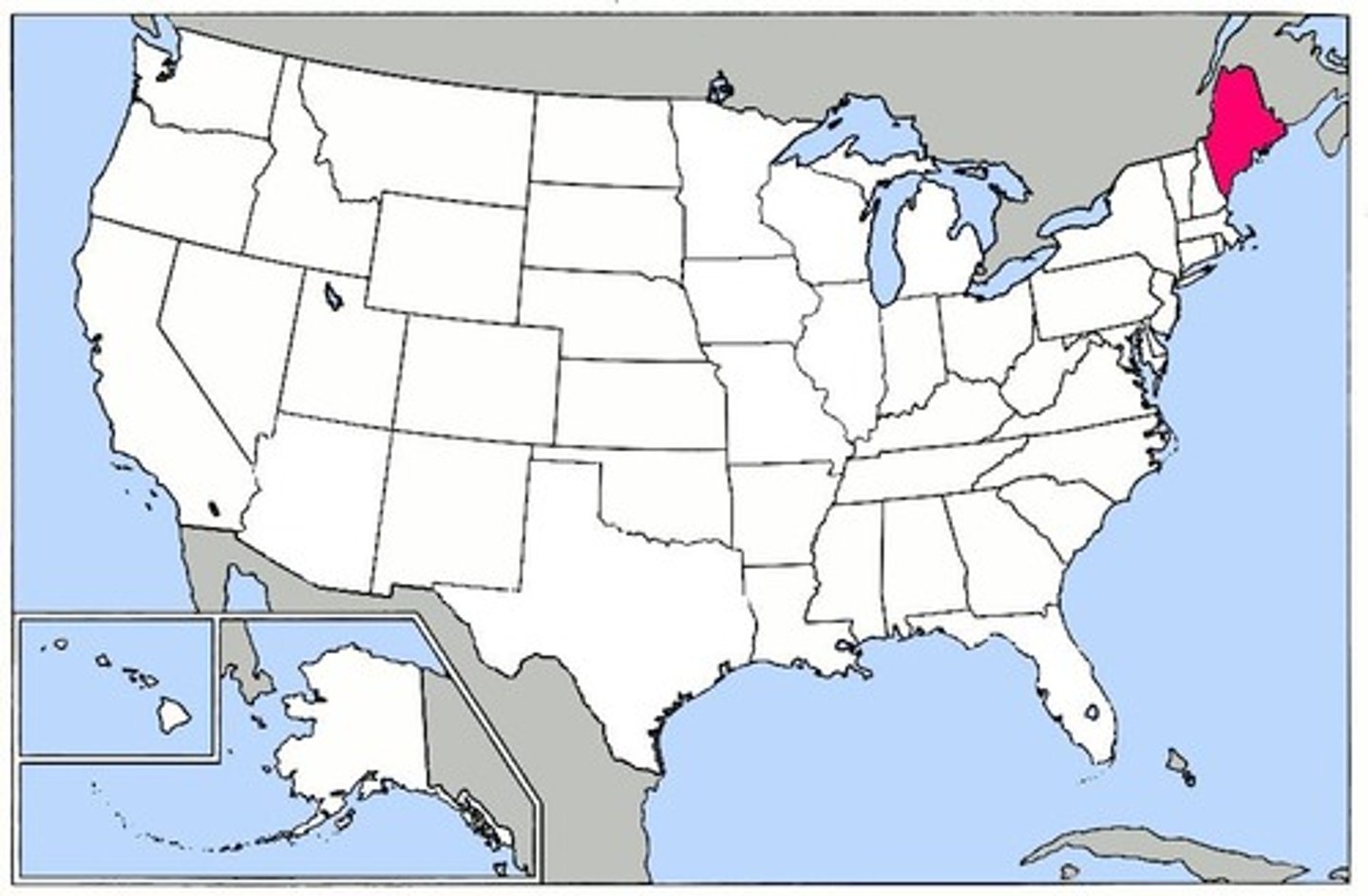 <p>Maine</p>