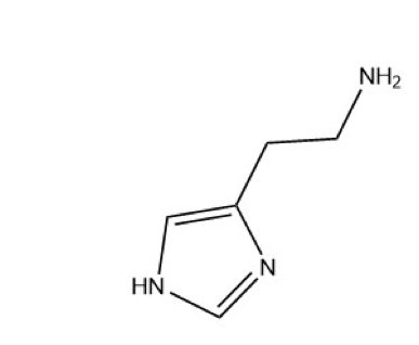 <p>Biogenic amine produced from the AA histidine </p><p>In invertebrates, it acts as a NT and is involved in vision and sensing</p><p>In vertebrates, it plays a role in modulating immunity and gastric function</p>