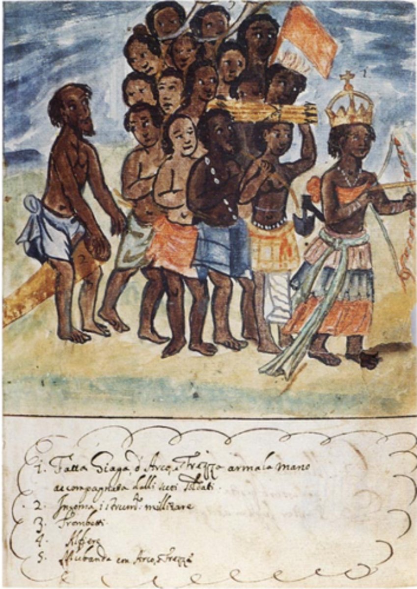 <p>engaged in 30 years of guerilla warfare against the Portuguese to maintain sovereignty and control of her kingdom.</p>