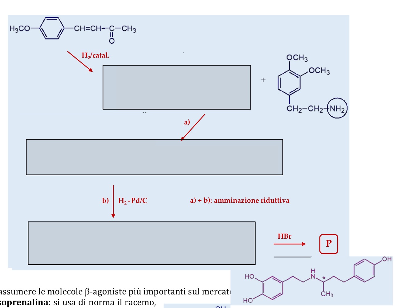 <p>Sintesi DOBUTAMINA</p>