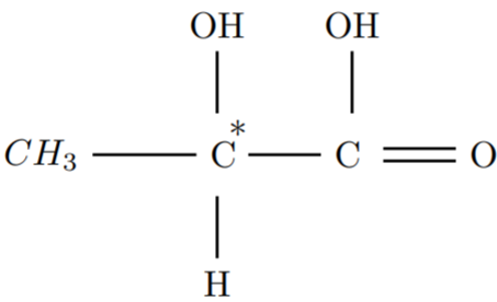 <p>A chiral carbon will have 4 different function groups attached to it</p>