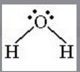 <p>2 bonding sites, 2 lone pairs, polar 3D</p>