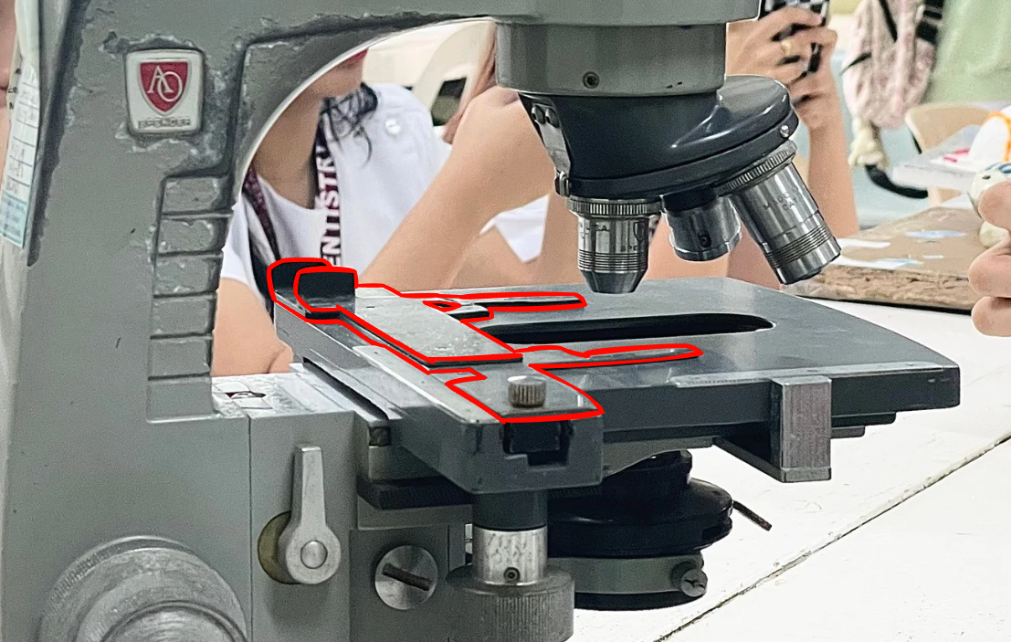<p>Identify the microscope part</p>
