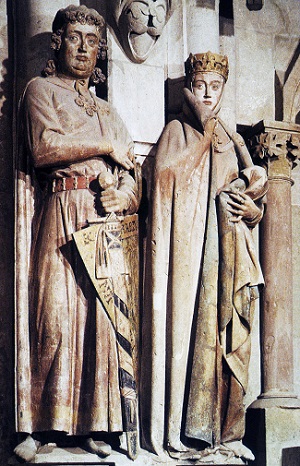 <p>What are the names of these 2 sculptures shown?</p>