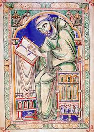 <p>ROMANESQUE ART AND ARCHITECTURE</p><p>Eadwine Psalter, 1160-1170</p><p>Book of Psalms</p><ul><li><p>A heavily illuminated 12th-century psalter named after a monk of the Christian church</p></li></ul><p></p>
