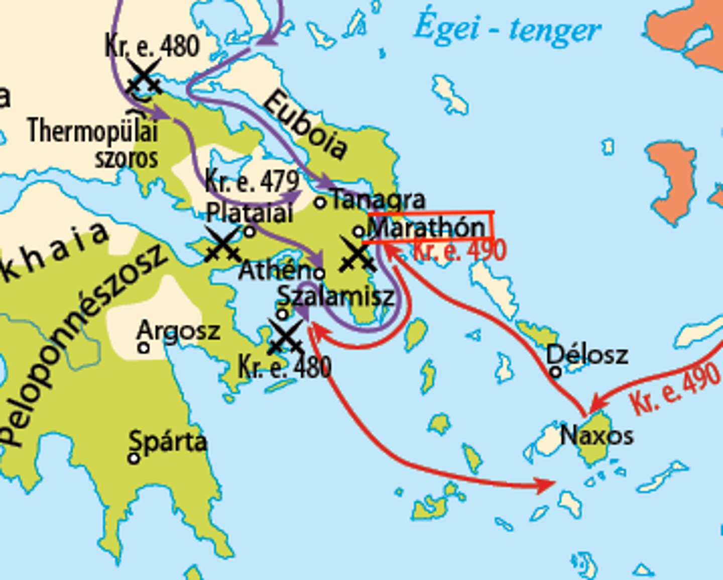 <p>Település az Attikai-félsziget északi részén, a tengerparton. Kr. e. 490-ben Miltiádész vezetésével az athéni sereg itt győzte le I. Dareiosz perzsa nagykirály csapatait.</p>