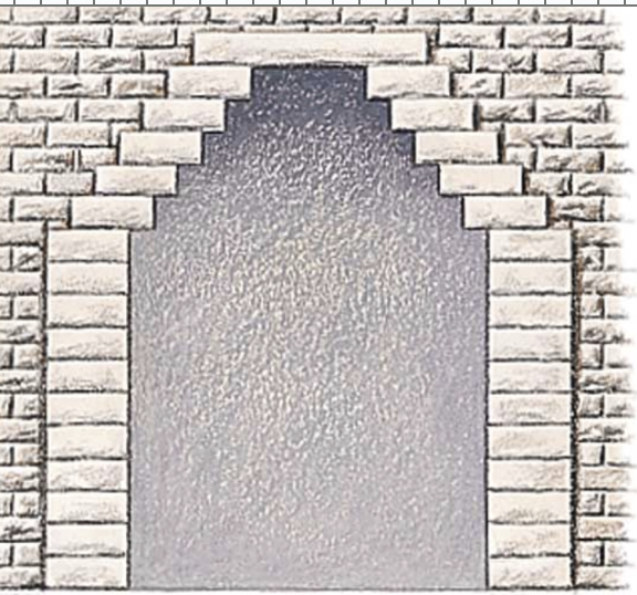<p>a vault formed by layers of stone that gradually grown closer together as they rise and eventually meet in a triangular shape.</p>