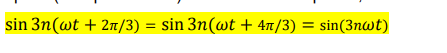 <p>because of this load voltage and line votlages do not see these triplen harmonics. </p>