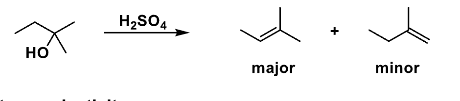 <p>This slide is comparing <strong>different alkene positions</strong>. What type of selectivity is this?</p><p></p>