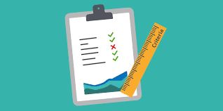 <p>criteria = requirements</p>