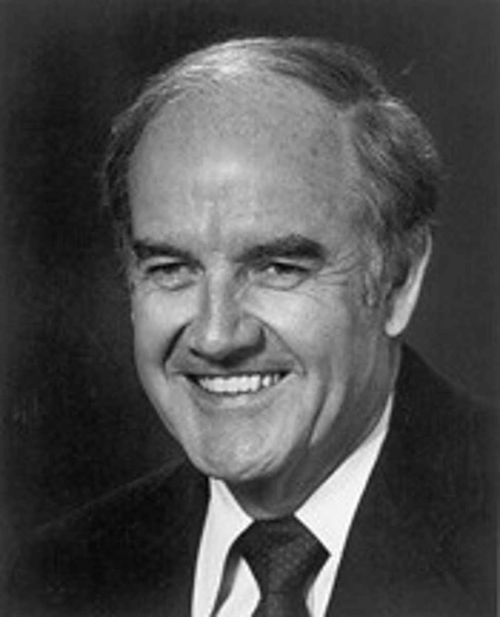 <p>A Senator from South Dakota who ran for President in 1972 on the Democrat ticket. His promise was to pull the remaining American troops out of Vietnam in ninety days which earned him the support of the Anti-war party, and the working-class supported him, also. He lost however to Nixon.</p>