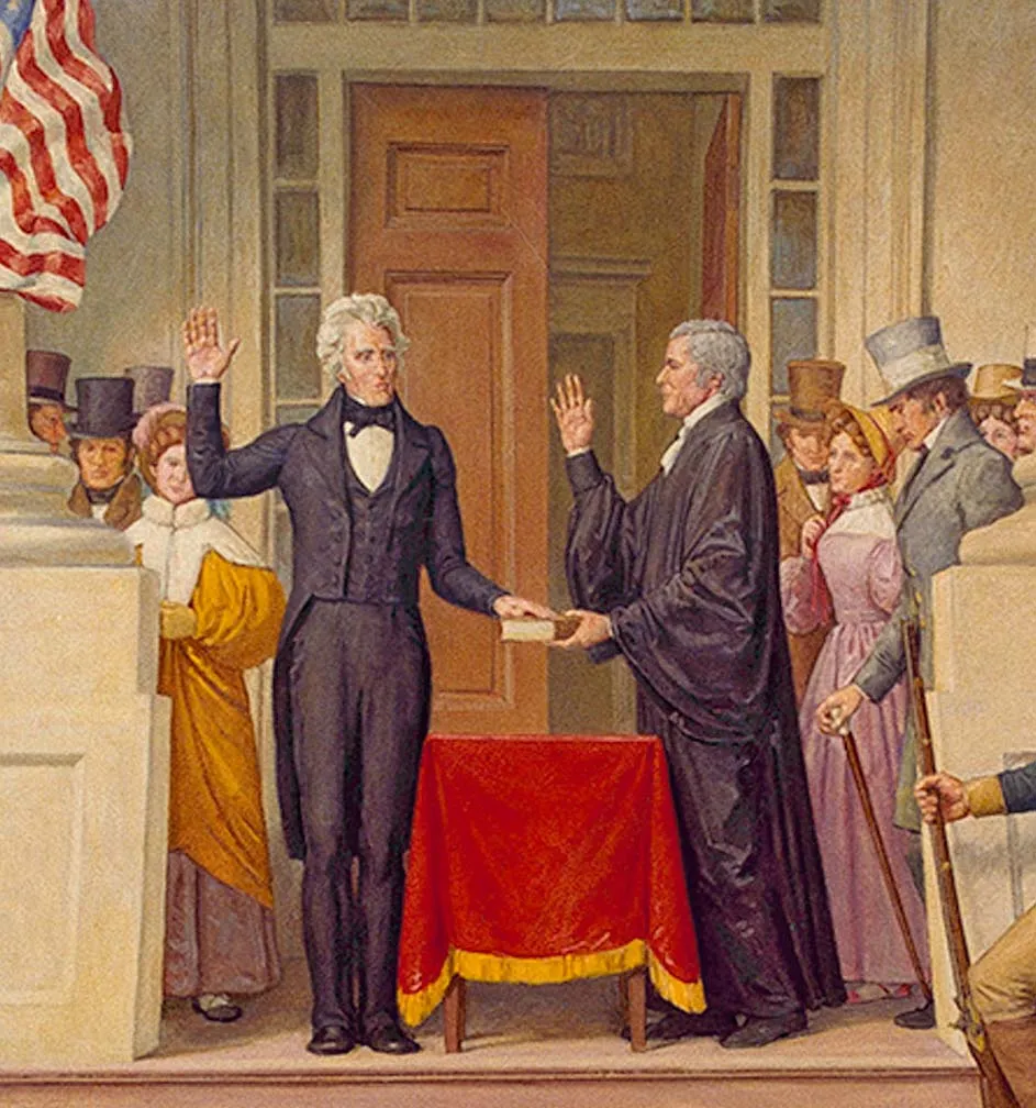 <p><span>Andrew Jackson elected president</span></p>