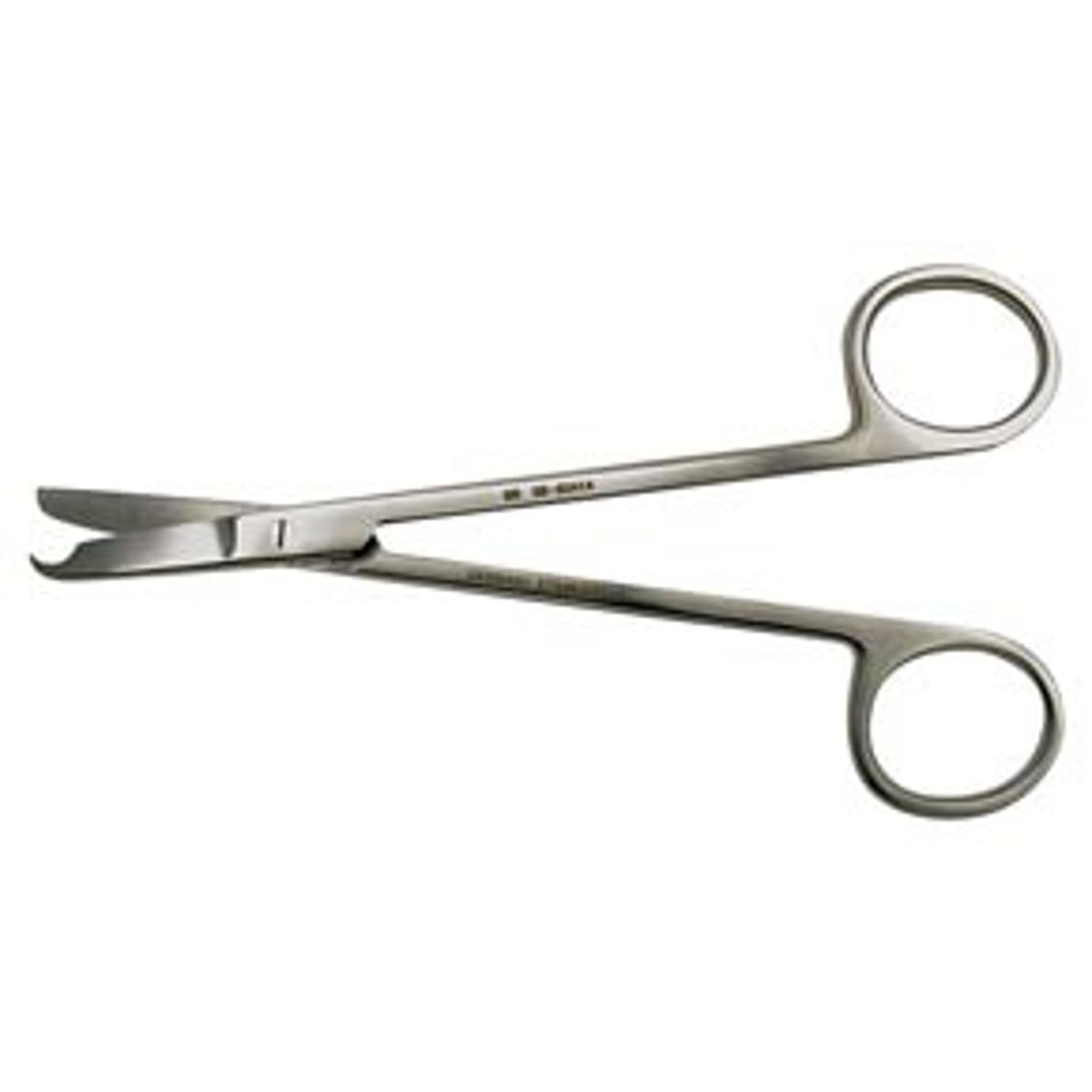 <p>Used to cut suture material, Not wire suture (wire-cutting scissors)</p><p>Small hook shape tip on one blade to slide under suture material and lift to cut</p>