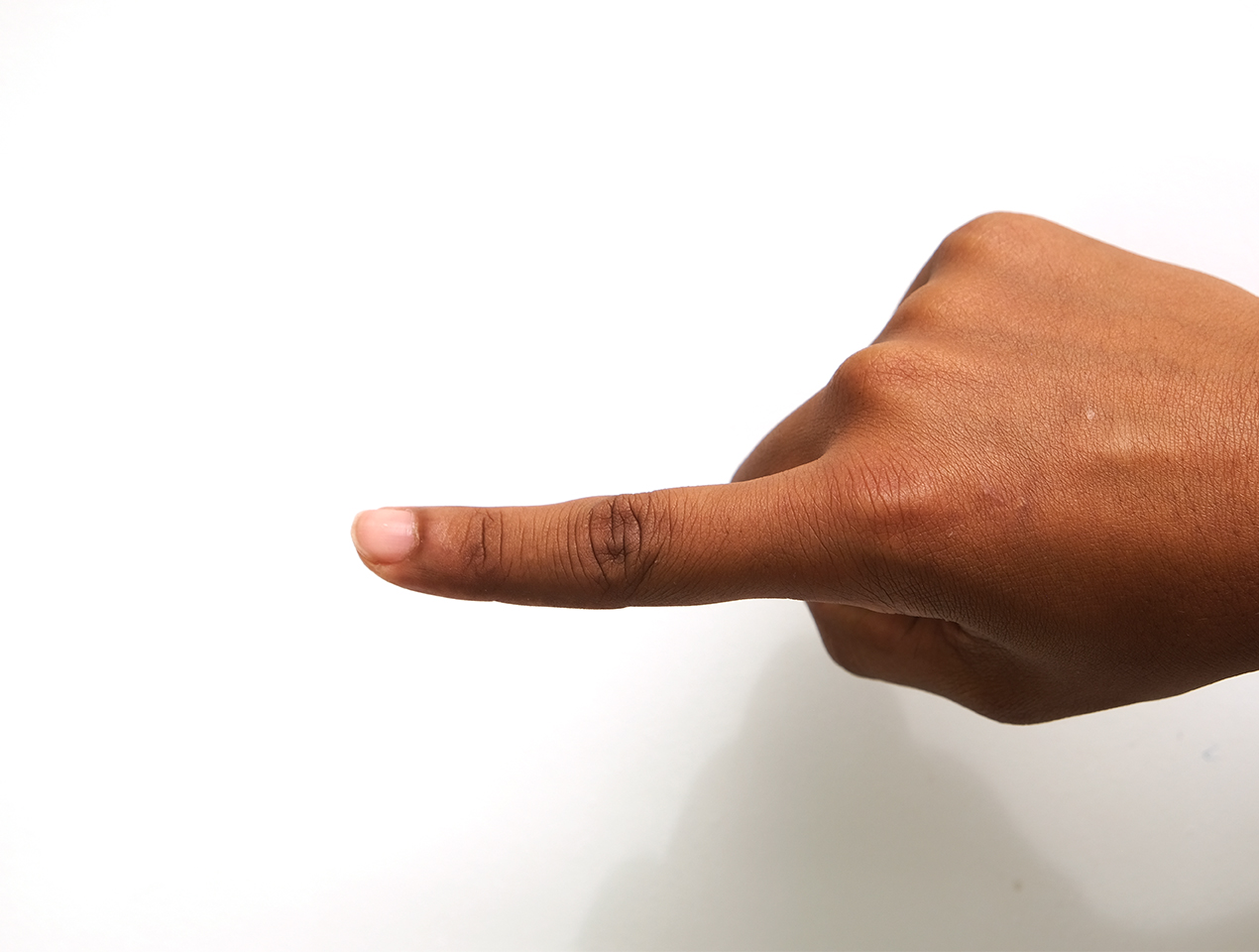 <p>de vinger</p>