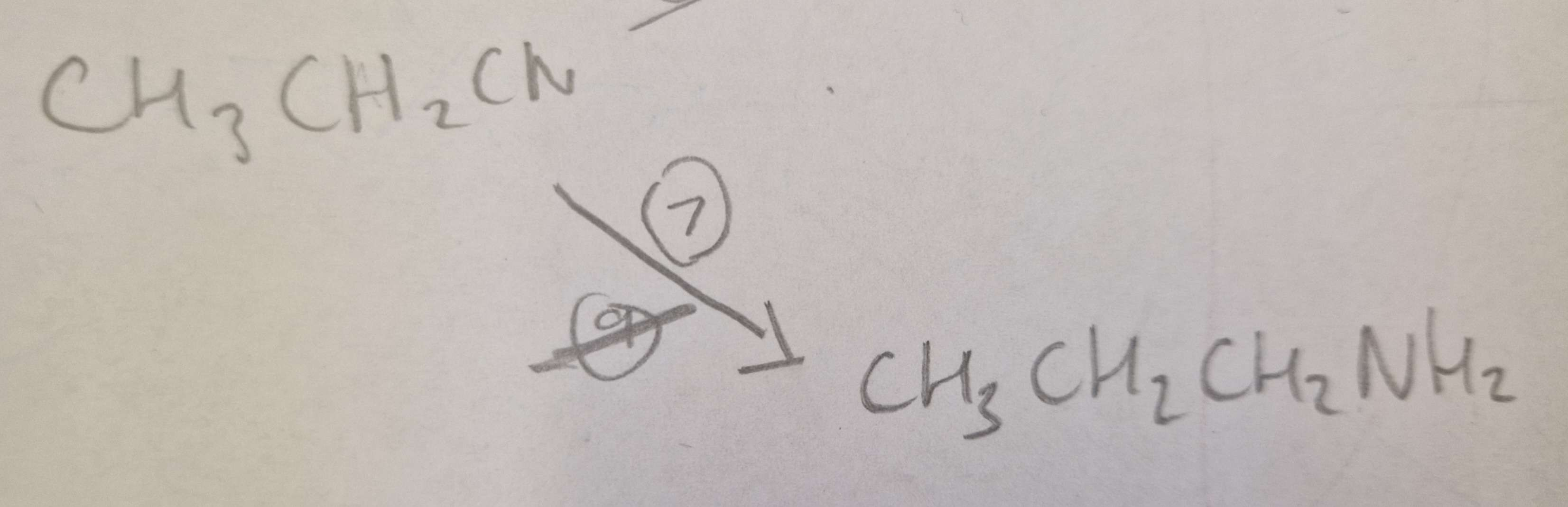 <p>Nitrile to Amine Mechanism:</p>