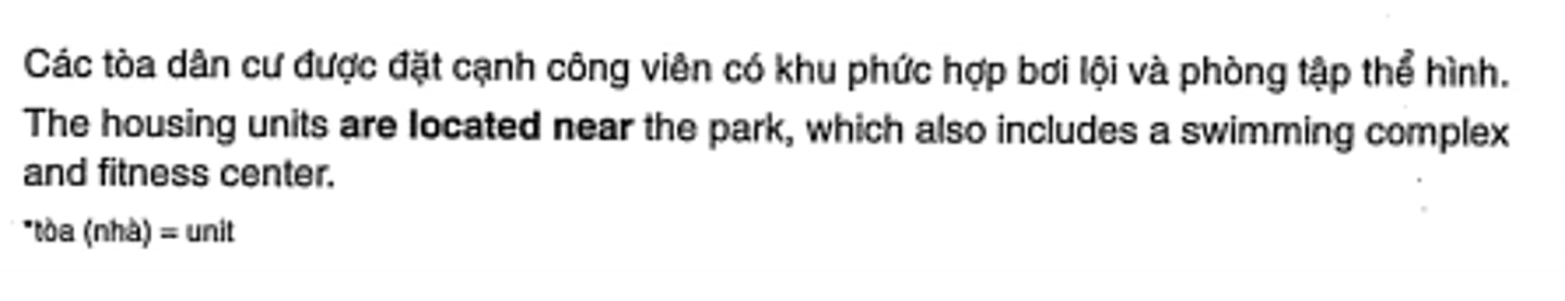 <p>đặt cạnh</p>