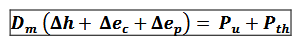 <p>en multipliant par le débit massique, on a : </p>