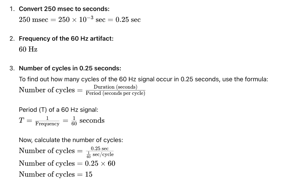 <p>15 cycles</p>