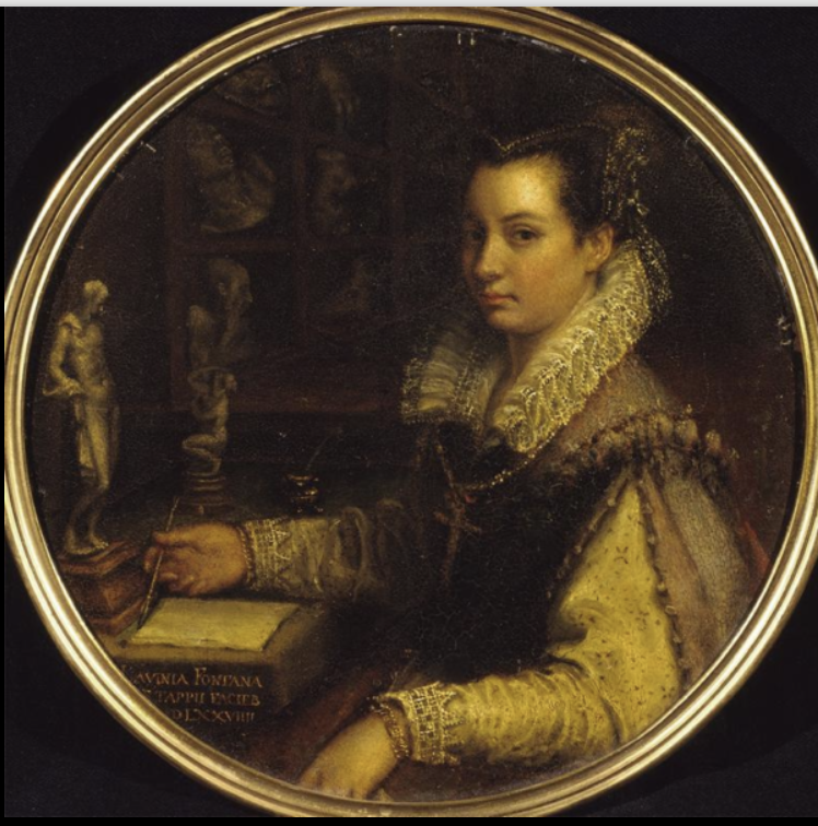 Self-Portrait in a Studio