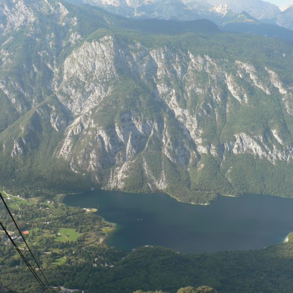 <p>a depression, or dip, in the Earth's surface</p>