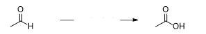<p>What is the reagent that results in this </p>