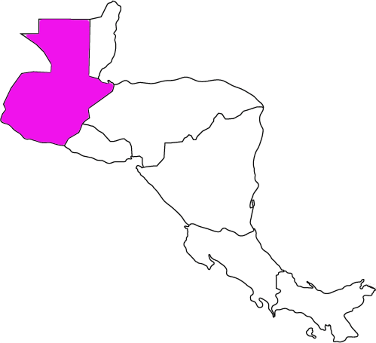 <p>19 Central America Map</p>