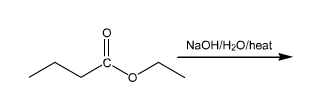 <p>7: What product may form when saponification of ethyl butanoate occurs?</p>