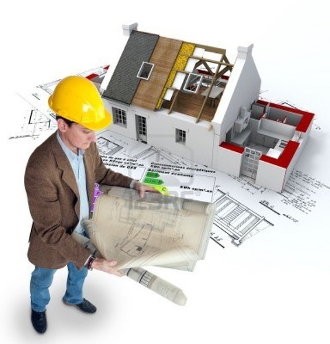 <p>an architect (male)</p>