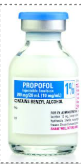 <p>Properties of propofol, including side effects</p>