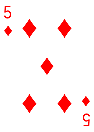 <p>5 of diamonds. </p>