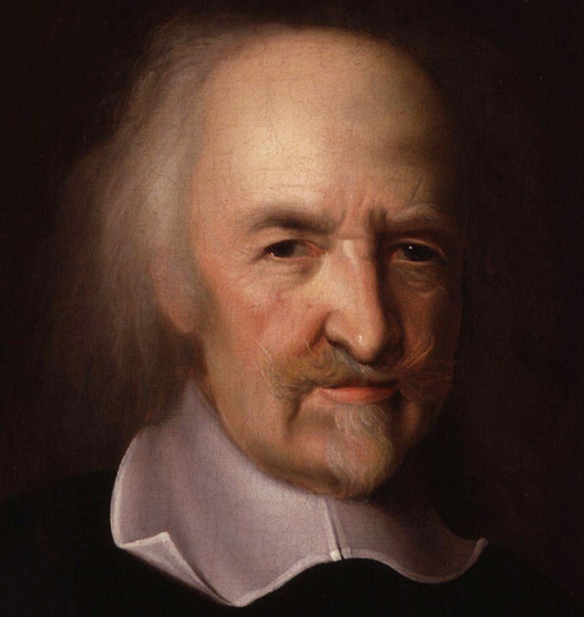 <p>English political philosopher who wrote Leviathan. He viewed human beings as naturally self-centred and prone to violence. He feared the dangers of anarchy more than the dangers of tyranny. Argued that monarchs have absolute and unlimited political authority.</p>