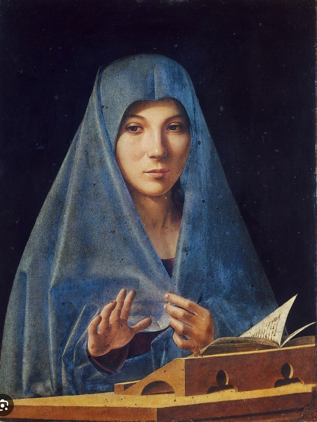 <p></p><p><strong><em>Antonello da Messina, __________, c. 1476, oil on panel, Museo Nazionale, Palmero, Italy</em></strong></p>