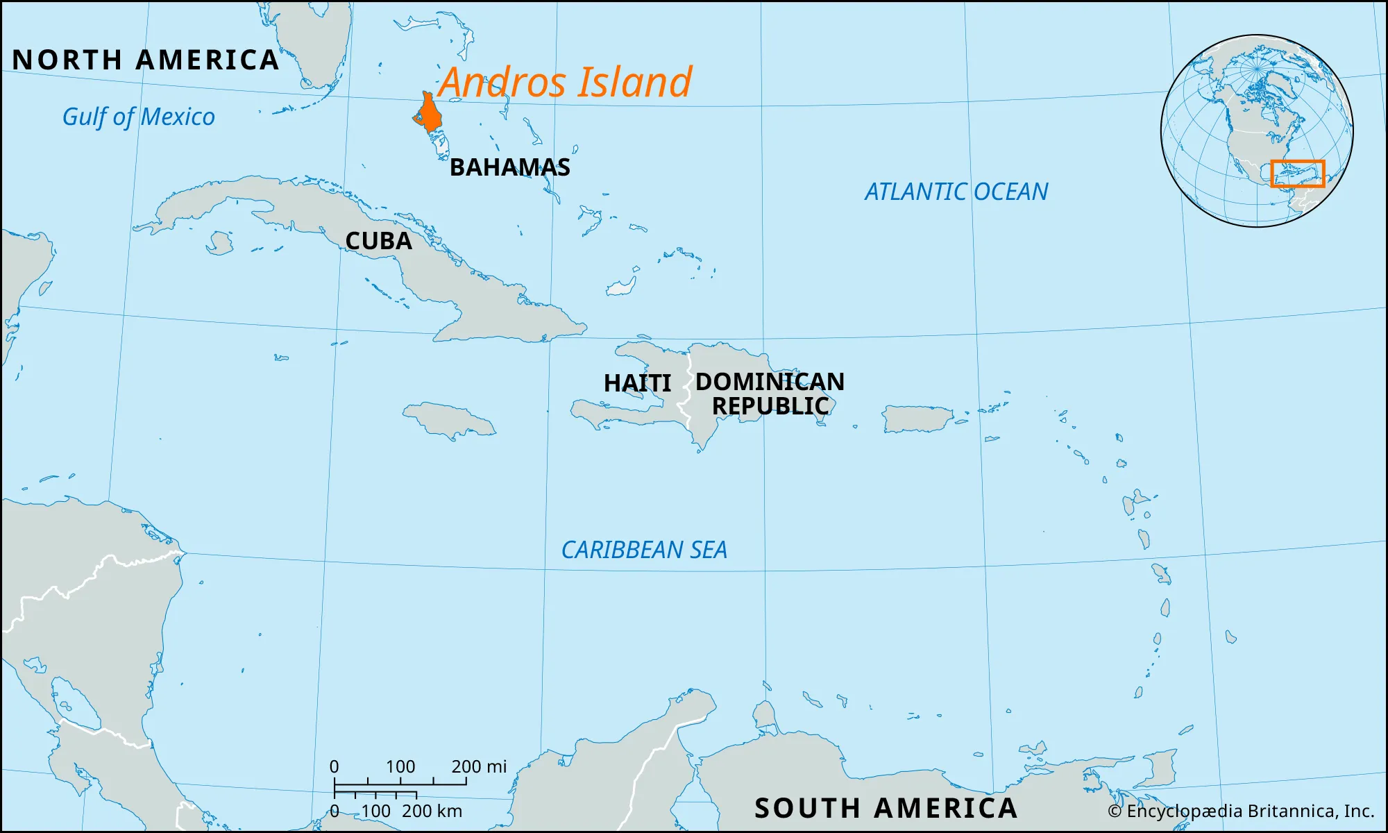 <p>Bahamas, off the southeast coast of Florida, USA</p>