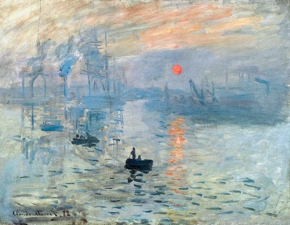 <p>☆Claude Monet, <em>Impression, Sunrise</em>, 1872</p>