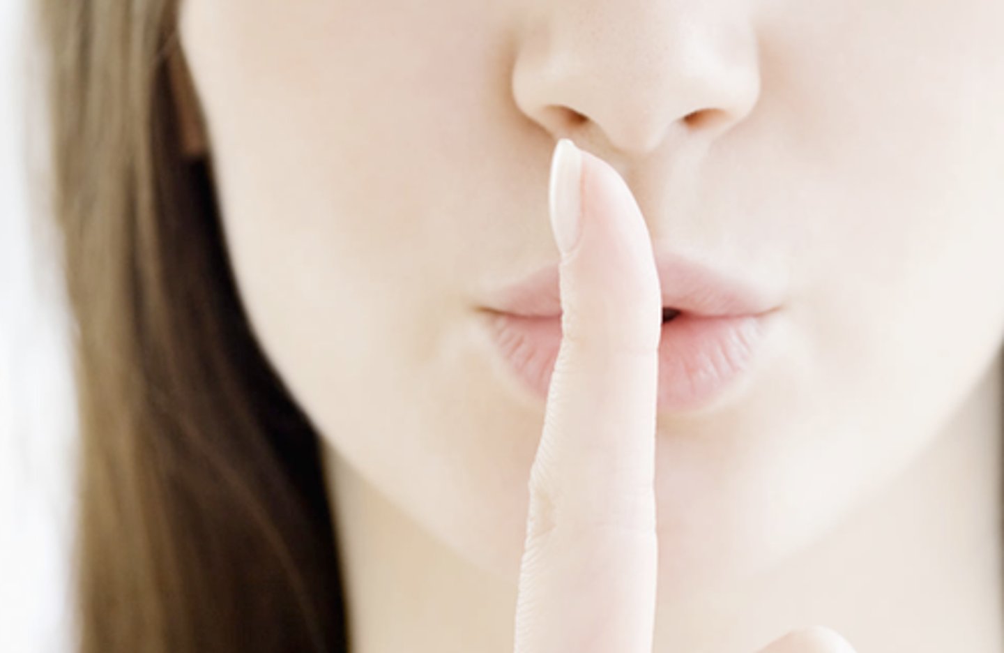 <p>say nothing and do not react</p>