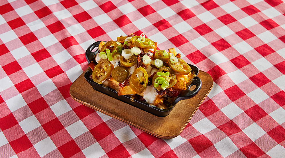 <p>Trainwreck Fries</p>