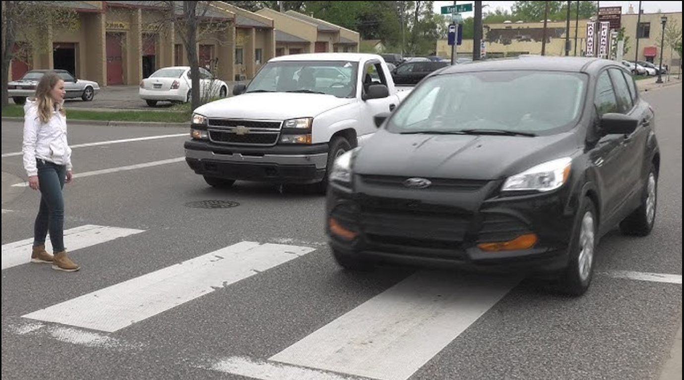 <p>Responsible Driving: Are You Allowed To Pass A Vehicle Stopping At A Crosswalk? </p>