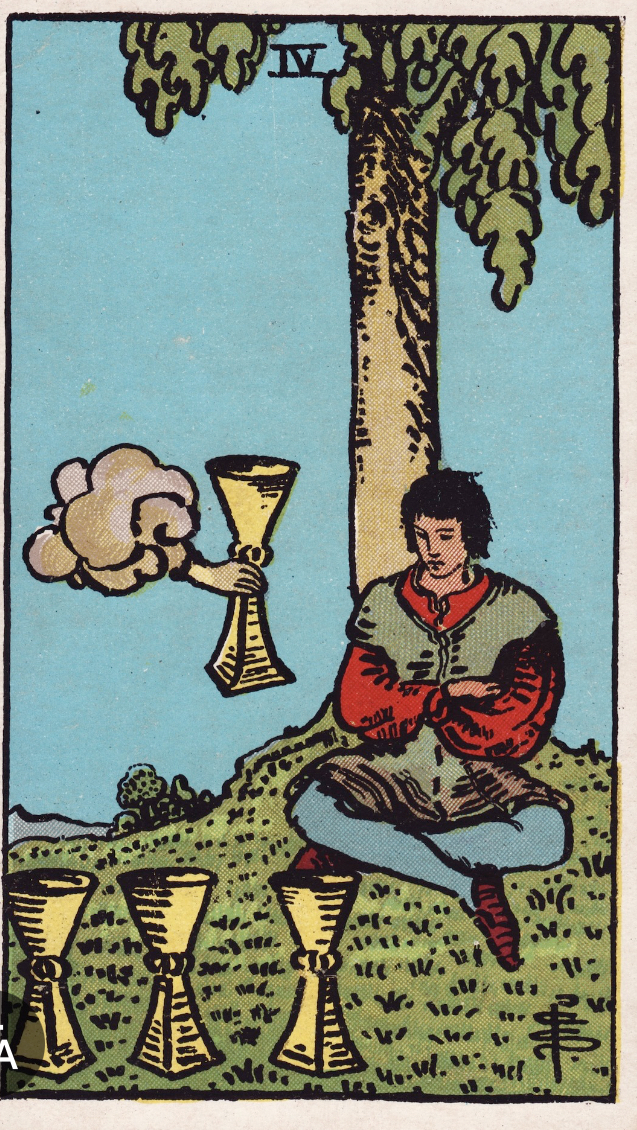 <p>Four of Cups</p>
