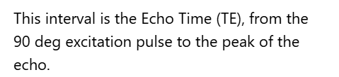 <p>C. Echo time (TE)</p>