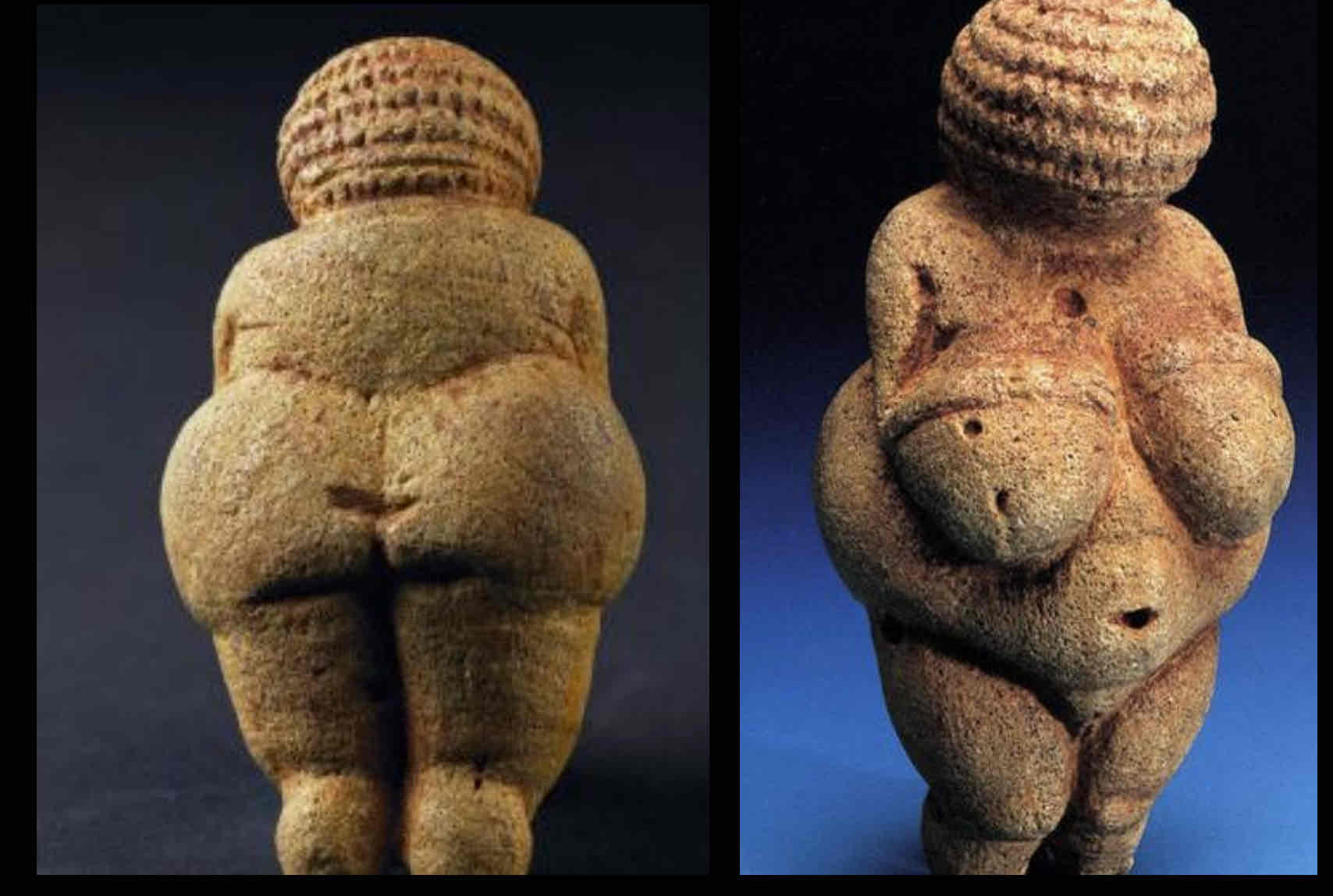 <p>While traditionally interpreted as a fertility symbol due to its exaggerated features emphasizing aspects of fertility and maternity, such as large breasts and a rounded abdomen, recent scholarship suggests that this figurine also represents aspects of textile production. The reference to weaving techniques being used in its production indicates a connection between the Venus figurine and weaving culture among women</p>