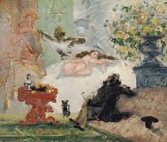 <p>Cezanne, “Une moderne olympia”, 1873-1874, Oil on canvas, 46 × 55 cm</p>