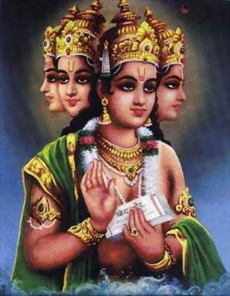 <p>the creator god of Hinduism</p>